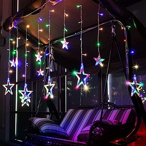 Buy A2z 138 Led Plastic Star Curtain Decorative Lights Diwali Lights