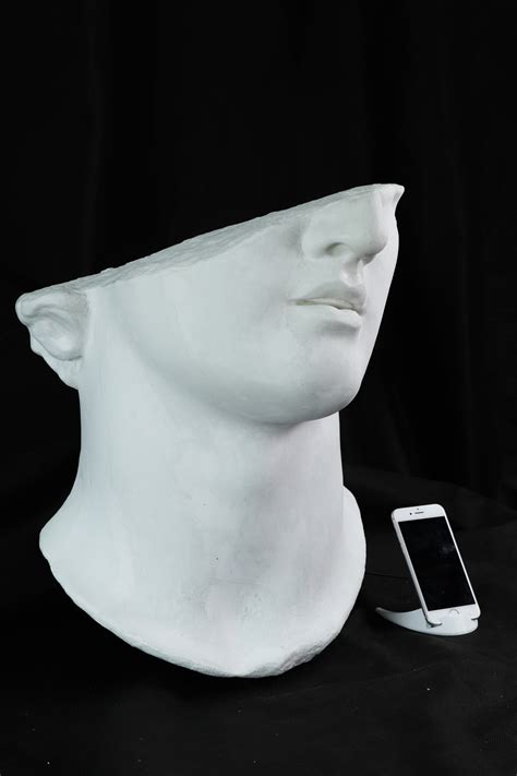Fragmentary Colossal Head Of A Youth Head Statue Head Etsy
