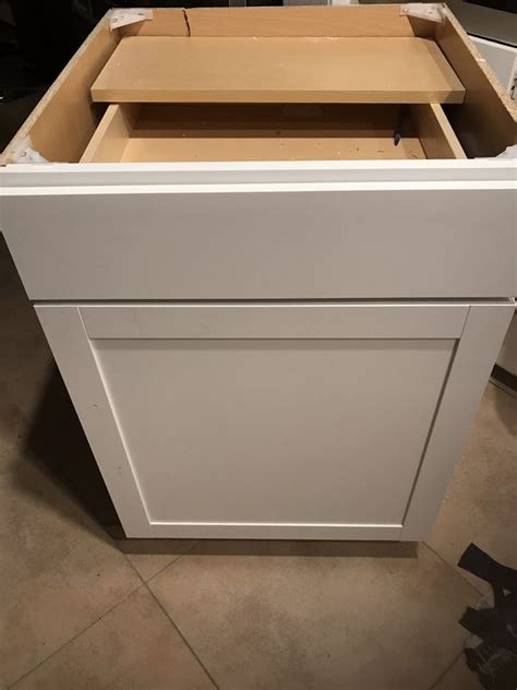 Simply enter the promo code and get your savings! Lowes white shaker kitchen cabinets 24" and 15" for Sale ...