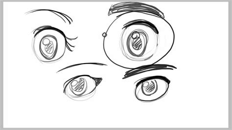 How To Draw Male Eyes Ezdrawz Tutorial Youtube