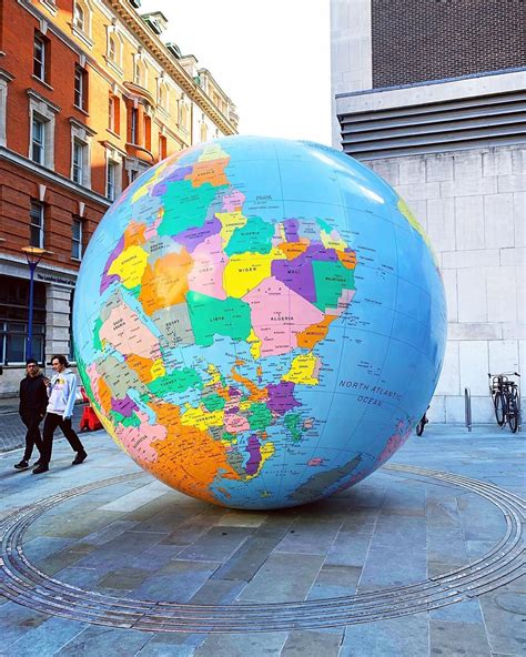 Isnt This Huge Globe Sculpture Amazing Its The World Turned Upside Down By Mark Wallinger And