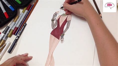 Moda Tasarım Stilistlik Elbise Ve Aksesuar Çizimi Youtube