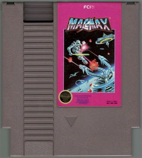 Magmax 1986 Nes Box Cover Art Mobygames