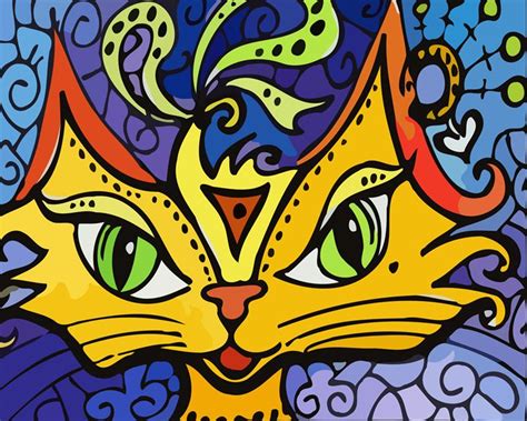 Whimsical Cat Artwork By Lynne Neuman Drawings And Illustration