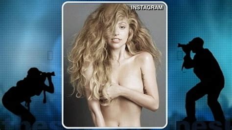 Lady Gaga Poses Nude For V Magazine Good Morning America