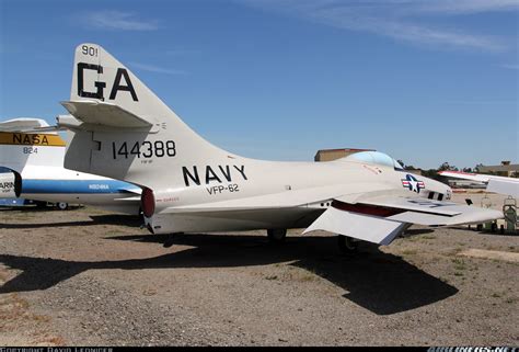 Grumman F9f 8p Cougar Usa Navy Aviation Photo 5508803