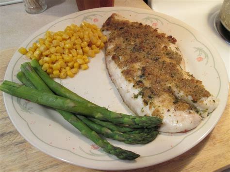 Diab2cook Baked Red Snapper With Garlic W Asparagus Golden Sweet
