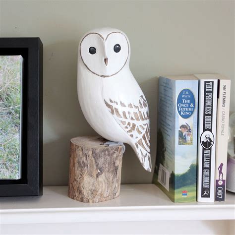 Hand Carved Owl Garden Statue In 2020 Carving Garden Owl Wooden Owl