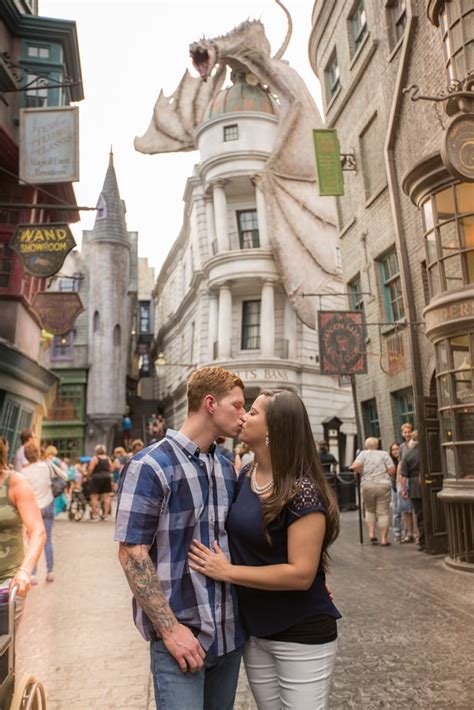 engagement photos at the wizarding world of harry potter popsugar love and sex photo 19