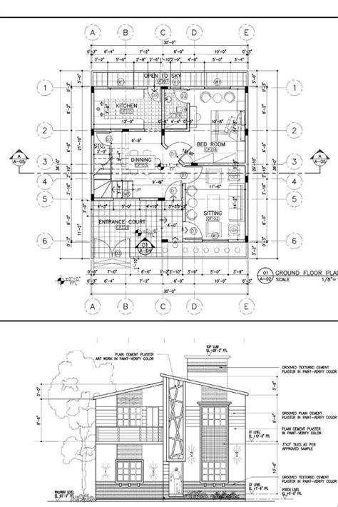 Technical Drawing Elevations And Sections Hot Sex Picture