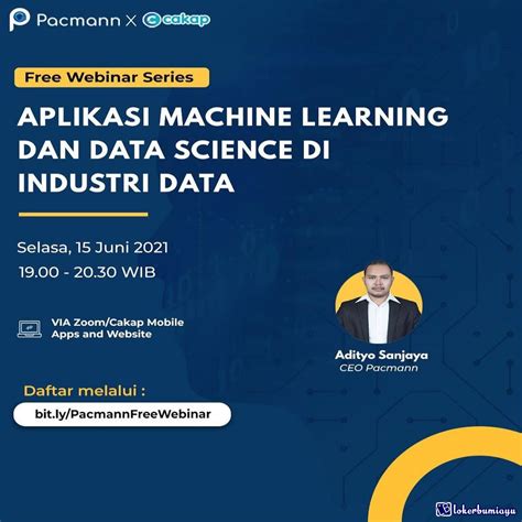 Webinar Aplikasi Machine Learning Dan Data Science Di Industri Data