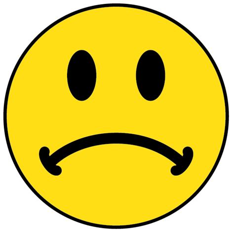 Unhappy Smiley Face Clipart Best