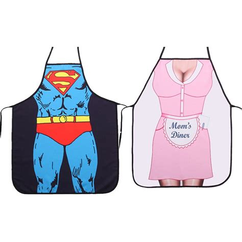Fashion Sexy Muscle Printed Apron Bibs For Woman Men Apron Home Cooking Baking Party Bbq Funny