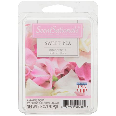 Sweet Pea Scented Wax Melts Scentsationals 25 Oz 1 Pack
