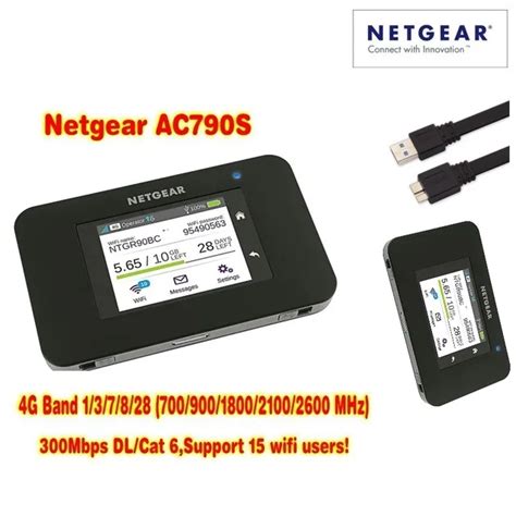 Unlocked Aircard Ac790s 4g Mobile Hotspot Sierra Wireless Lte Cat6 300m