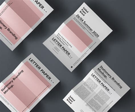 Download Free Paper Letter Mockup | Free Mockup