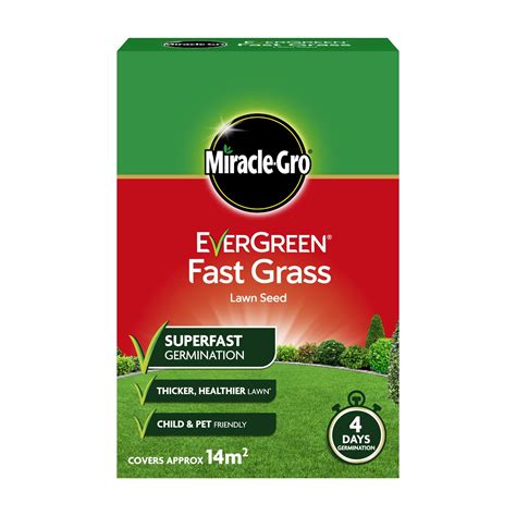Miracle Gro Evergreen Fast Grass Lawn Seed 14m2 On Sale