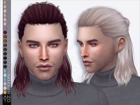 Anto Alexander Hairstyle Sims 3 The Sims 4 Pc Sims Four Sims 4