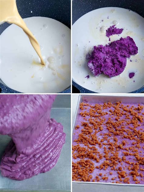 ube maja blanca purple yam coconut pudding kawaling pinoy