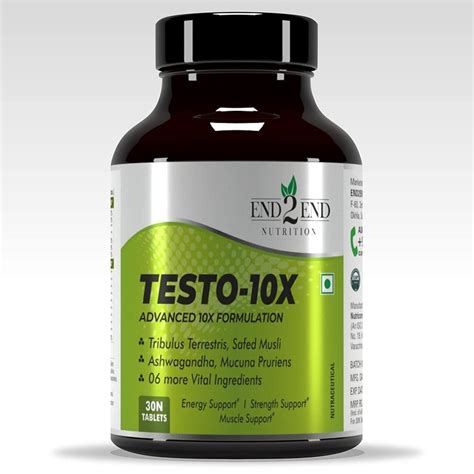testo 10x natural testosterone booster supplement with 10 potent ingredients at rs 699 bottle