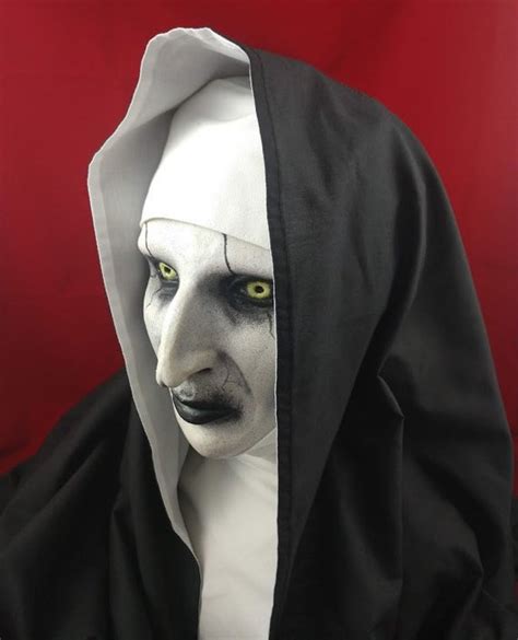 Valak Demon Nun Inspired Latex Mask Halloween Looks Creepy Halloween Scary Movies Horror