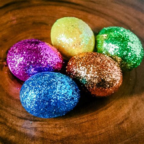 How To Make Glitter Easter Eggs Juggling Act Mama