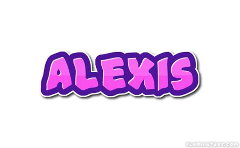 Alexis Logotipo Ferramenta de Design de Nome Grátis a partir de Texto