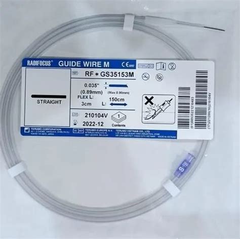 Gs351553m Angiographic Guide Wire Terumo Model Namenumber Rf At Best