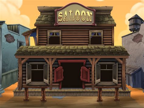 Western Saloon Background By Bitcube Media On Dribbble