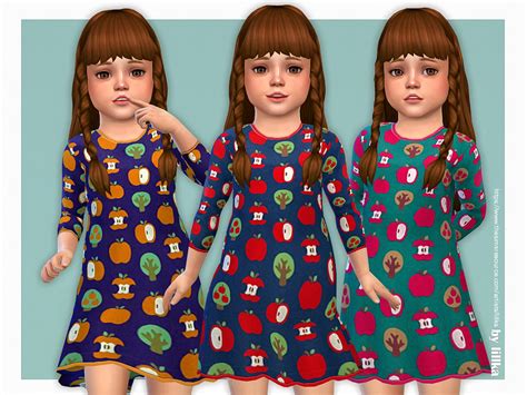 Apple Dress By Lillka From Tsr • Sims 4 Downloads
