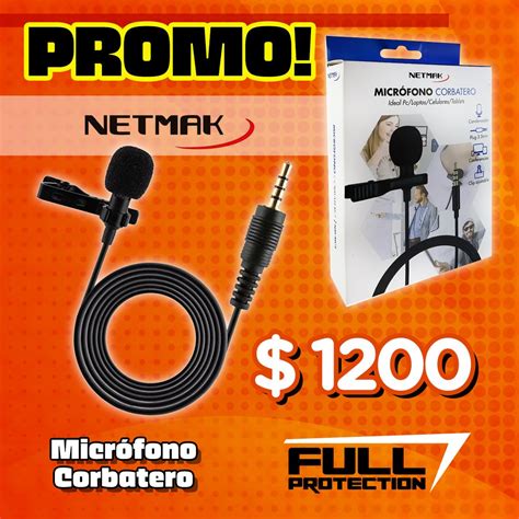 Full Protection 🔸 MicrÓfono Corbatero Netmak Nm Mc5