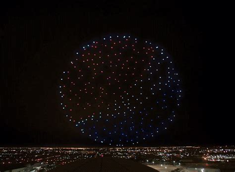 300 Intel Drones Perform Light Show At The Super Bowl Halftime