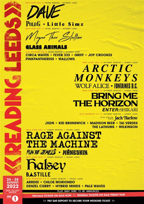 Reading And Leeds 2022 Lineup Best Line Up In Years Mvm