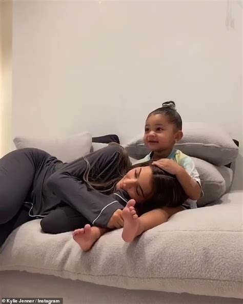 Kylie Jenner Cuddles Up To Daughter Stormi In Ultra Precious Video
