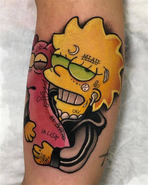The Simpsons By Josep Canti Inkppl Simpsons Tattoo Tattoo Artists