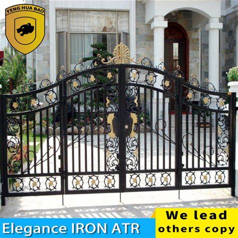 Galvanized Metal Gates Wrought Iron Gate Door China Wrought Iron Art