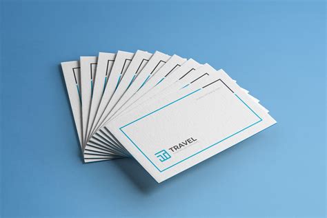 Travel Agency Business Card Design Template 001782