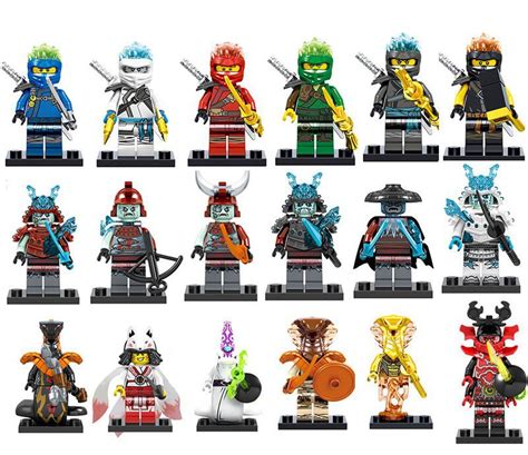 18pcs Ninjago Season 11 Set Minifigures Lego Toy
