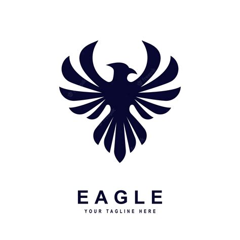 Premium Vector Modern Eagle Mascot Logo Design Vector Illustration