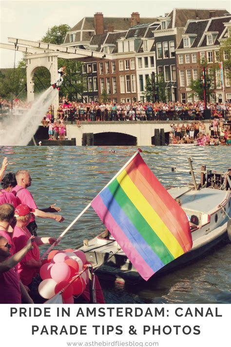 the famous canal parade in amsterdam is the highlight event of amsterdam s pride week as a