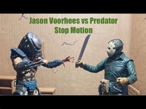 Jason Voorhees Vs Predator Stop Motion Youtube