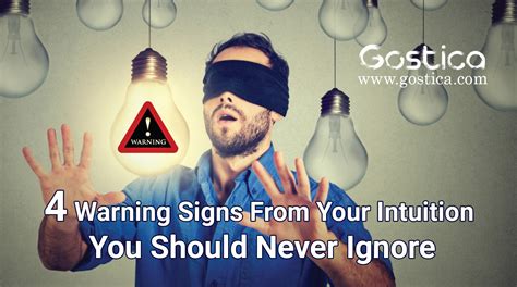4 warning signs from your intuition you should never ignore