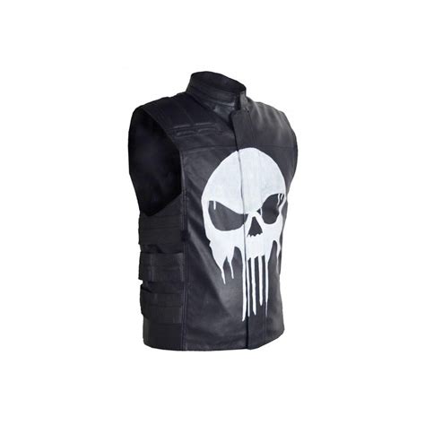 Thomas Janes The Punisher Leather Vest