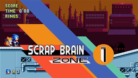Scrap Brain Zone Sonic Mania By Alex13art On Deviantart