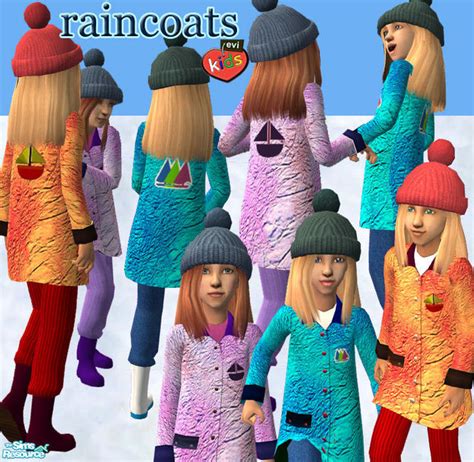The Sims Resource Evis Raincoats