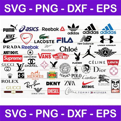 Fashion Brand Logo Svg Designer Brand Logo Svg Luxury Brand Etsy