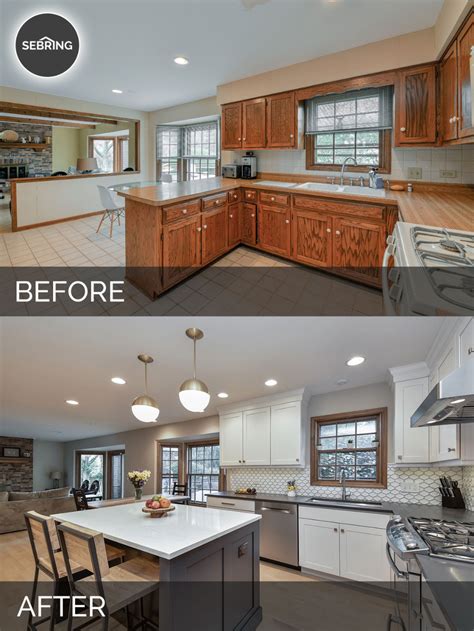 Justin Carinas Kitchen Before After Pictures In Kitchen