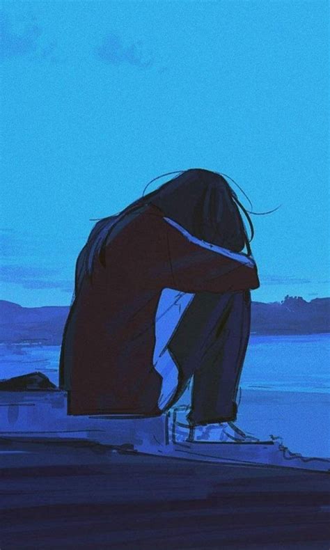 34 Sad Anime Iphone Wallpapers Wallpaperboat