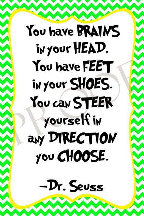 Dr Seuss Quote Print Classroom Poster Or Nursery Print Etsy Ireland