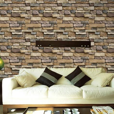 3d Brick Wall Sticker Pvc Self Adhesive Wallpaper Waterproof Removable